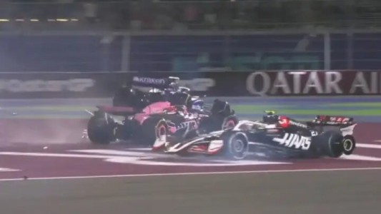 Franco Colapinto sufrió un accidente y quedó afuera del GP de Qatar