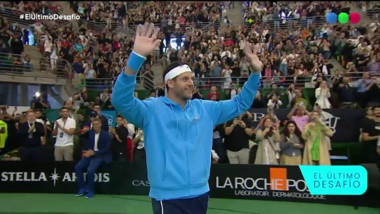 Del Potro se despide del tenis junto a Djokovic: la gran ovación en el Parque Roca