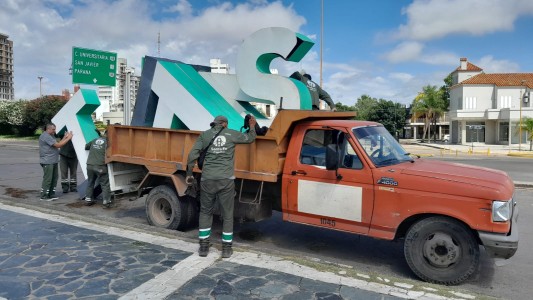 Cómo será el arreglo de las letras corpóreas dañadas en la Costanera