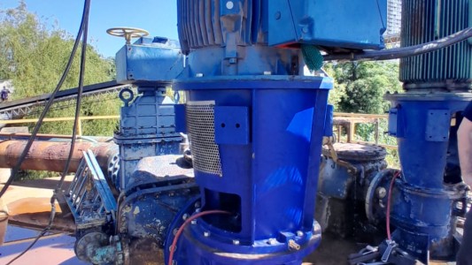 Aguas Santafesinas incorporó una nueva bomba de captación para la toma Hernández