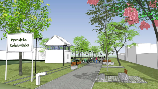 Por iniciativa de los santafesinos, la ciudad tendrá un Paseo de las Colectividades