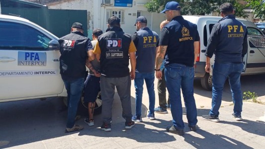 Interpol detuvo a un hombre con pedido de captura en Santa Fe