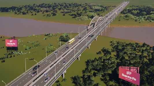 Los detalles de la licitación del nuevo puente Santa Fe - Santo Tomé