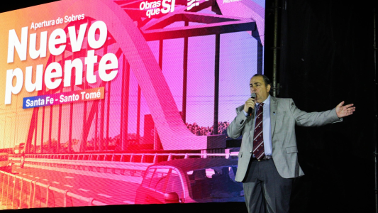 Poletti dijo que el nuevo Puente a Santo Tomé "será algo histórico"
