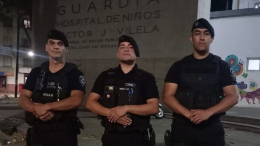 Rosario: policías salvaron a una beba de un mes que dejó de respirar