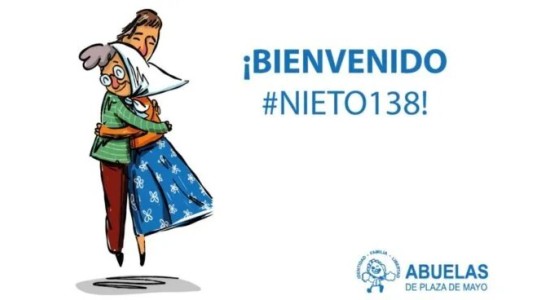 Las Abuelas de Plaza de Mayo recuperaron al nieto 138
