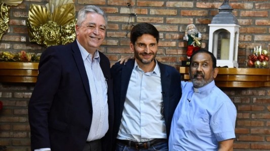 Pullaro, el padre Ignacio y un pastor evangélico comparten un emotivo mensaje de fin de año