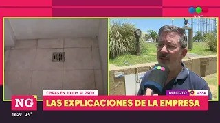 Obras en calle Jujuy al 2900: qué explicaciones brindó Aguas Santafesinas