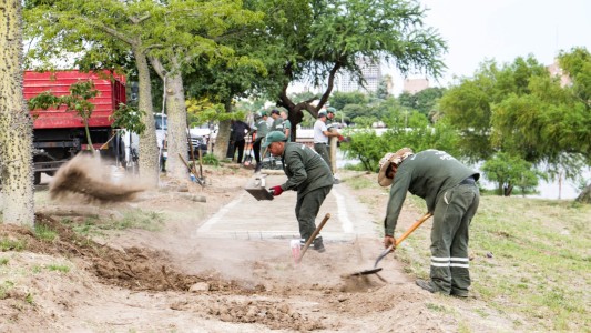 Paseo de la Laguna: el municipio se hizo cargo de la obra que Nación dejó inconclusa