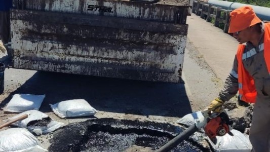 Realizan tareas de mantenimiento en la Ruta Nacional 168