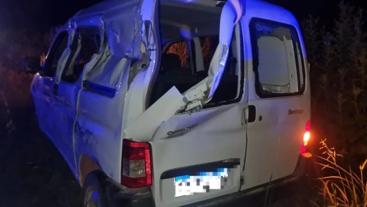 Fuerte choque en la Ruta Nacional 11 a la altura de Nelsón