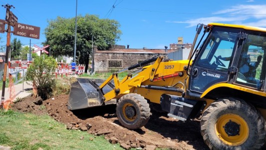 Fue reparado el socavón de Pasaje Irala y Avenida Pte. Perón