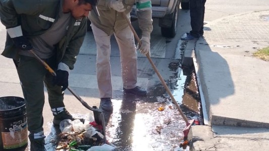 Se limpiaron más de 55 kilómetros de desagües, canales a cielo abierto y bocas de tormenta