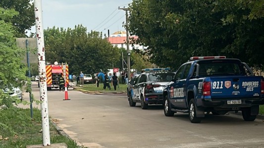 Se incendió un depósito en la zona de la Costanera Este