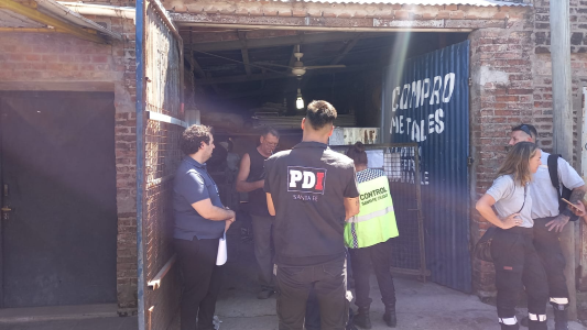 Detuvieron a dos hombres en controles a chatarrerías