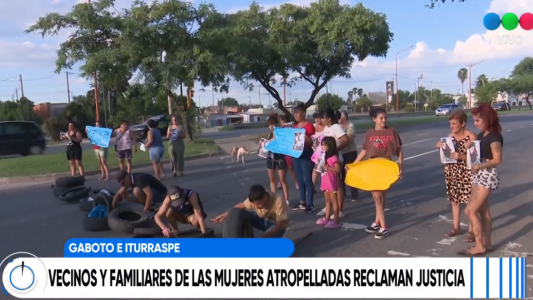 Familiares de mujeres atropelladas en la autopista se manifestaron este viernes