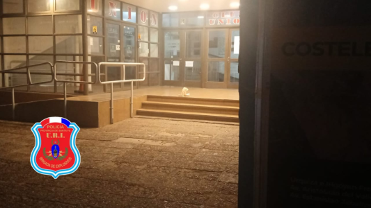 Colocaron una granada y dejaron una nota en la puerta de la sede de Unión