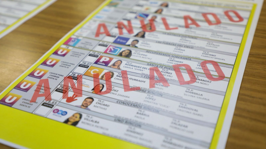 Elecciones: Así serán las boletas que se utilizarán el próximo 13 de abril