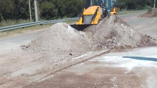 Corte total de tránsito en el puente de acceso a Colastiné Sur