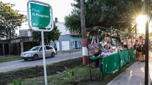 La municipalidad inauguró la plaza El Progreso