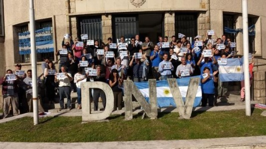 Trabajadores de Vialidad Nacional se manifestaron preocupados por el futuro del área