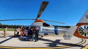 Cinematográfico operativo en el mar: Prefectura aeroevacuó a un tripulante que sufrió un ACV