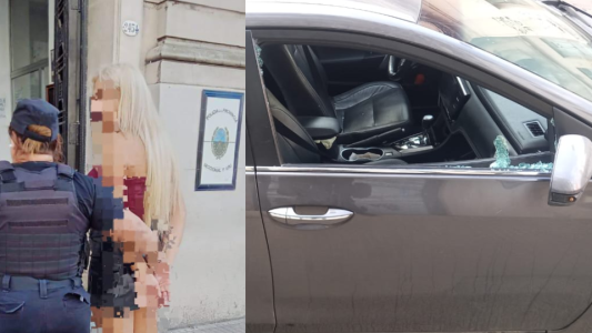 La detuvieron por querer robar un auto en pleno centro