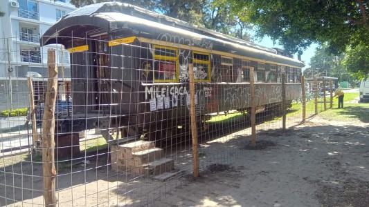La municipalidad puso en marcha la puesta en valor del vagón de Pedro Vittori
