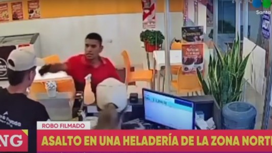 Un ladrón entró armado y robó en una heladería de barrio San Martín