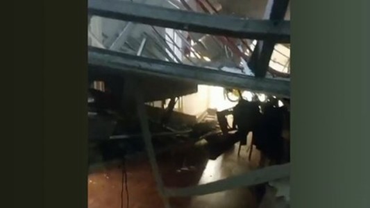 Se cayó el techo de un salón de fiestas durante un cumpleaños infantil