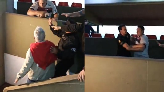 Los hinchas de Colón explotaron contra la dirigencia y hubo un tenso cruce