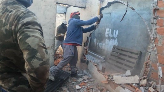 Derribaron un nuevo búnker de drogas en Puerto General San Martín