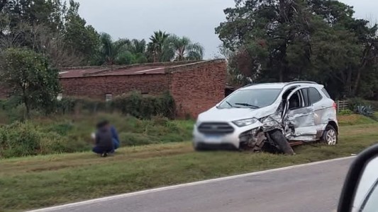 Fuerte choque en la Ruta Nacional N 34 esta mañana