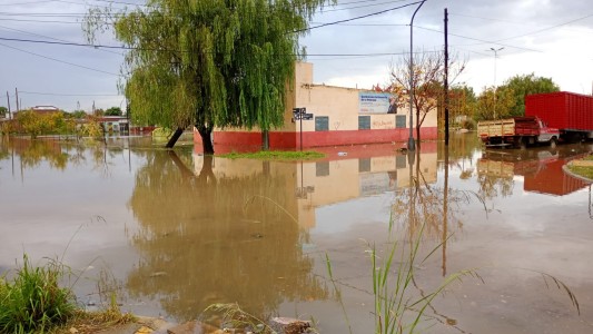 Pompeya, otro de los barrios complicados tras la tormenta