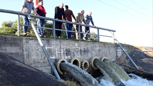 El intendente supervisó el funcionamiento del sistema de drenaje de la ciudad