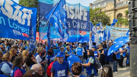 Amsafe se manifestó frente a Tribunales por la reforma jubilatoria