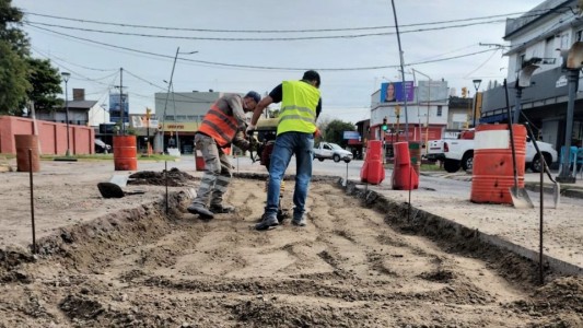 Este viernes finalizará la reparación de la Av. 7 de marzo en Santo Tomé