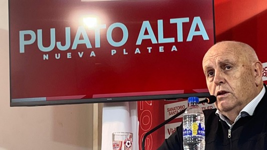 Spahn anunció la obra de la tribuna Pujato Alta en el Estadio 15 de Abril
