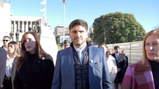 Pullaro lamentó la ausencia de Milei en el acto por el Día de la Bandera