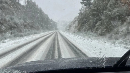 Se cumplió el pronóstico: Nevó en la provincia de Buenos Aires