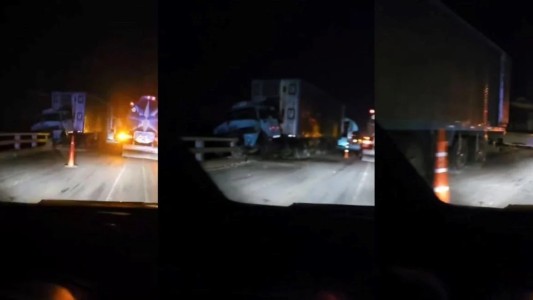 Dos camiones chocaron en la Ruta Nacional 34