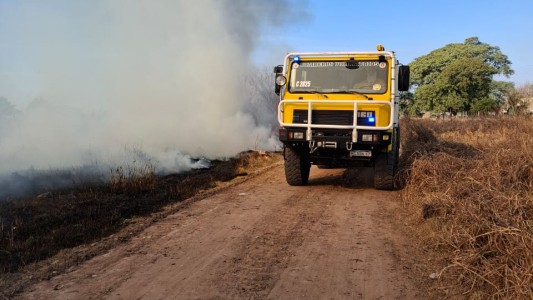 Un importante incendio preocupó a vecinos en el norte de la ciudad