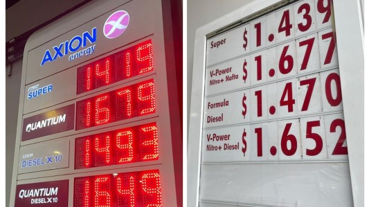 Otras dos estaciones de servicio actualizaron los precios de los combustibles