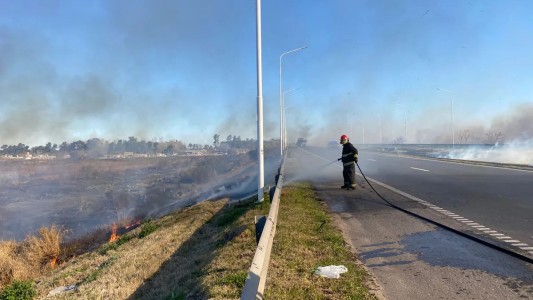 Volvieron las quemas a la zona de la Autopista