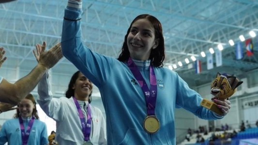 Natación: la historia de Malena Santillán, nadadora de Unión y medalla dorada en Asunción