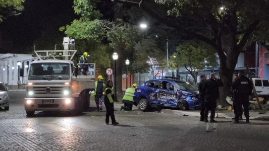 Fuerte choque entre dos vehículos en la ciudad de Rafaela