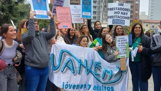 Movilización en rechazo al veto de Milei a la Ley de Emergencia en Discapacidad