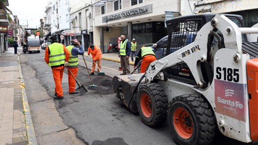 Finalizaron los trabajos bacheo en el micro y macrocentro