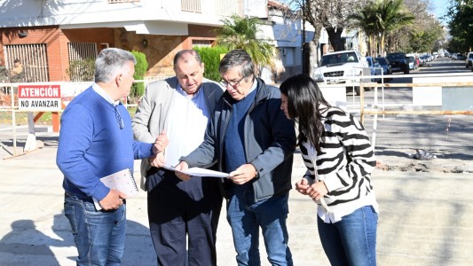 Poletti criticó a Nación por no hacerse cargo de la reparacion de calle Calchines y Alberdi