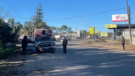 Violento choque frontal en la Ruta 11: no hubo heridos